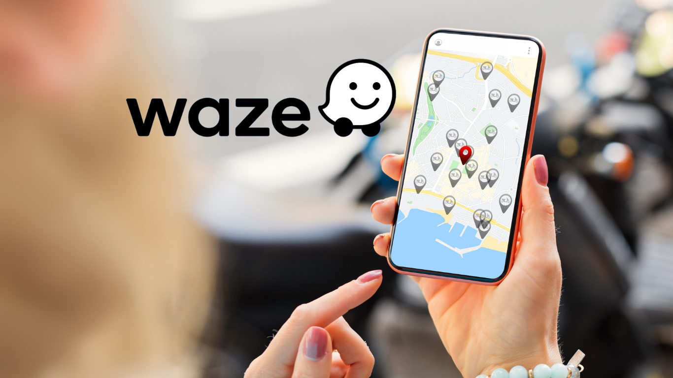 Waze map navigation app